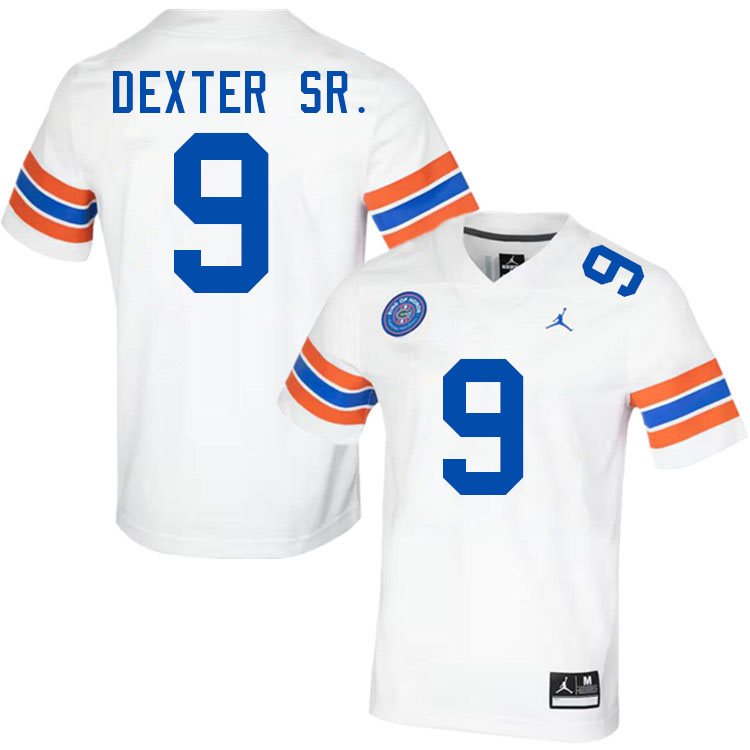 Gervon Dexter Sr. Florida Jersey,Florida Gators #9 Gervon Dexter Sr. Jersey Youth-Retro White